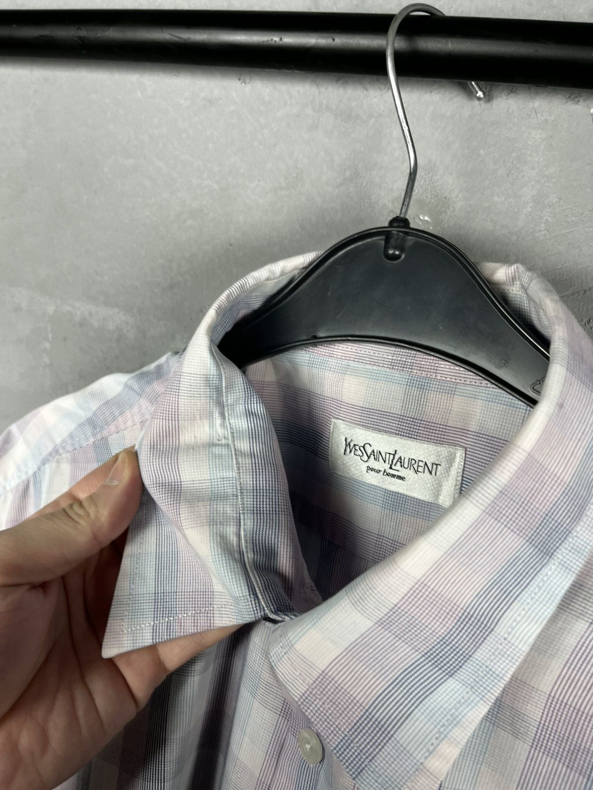 Yves Saint Laurent YSL rare button shirt vintage 90s size XL Size US XL / EU 56 / 4 - 12 Thumbnail