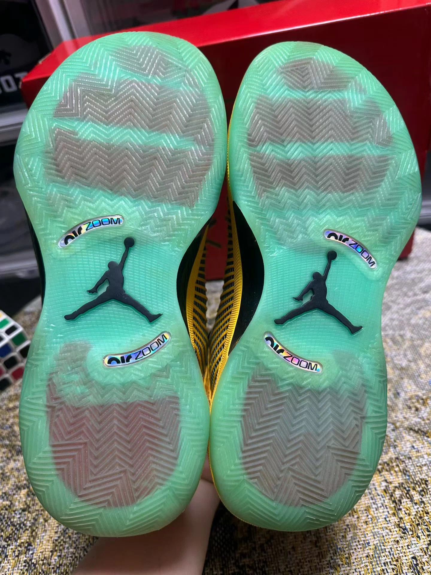 Nike Air Jordan 35 FC PF Dynasties black yellow unisex mid Size US 9 / EU 42 - 8 Thumbnail