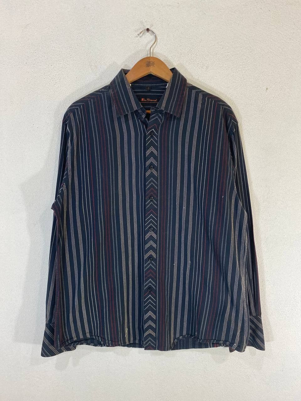 Ben Sherman vintage ben sherman longsleeves shirt nice design Size US L / EU 52-54 / 3 - 2 Thumbnail