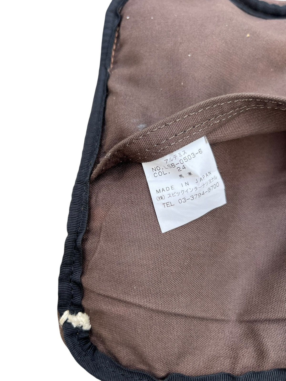 Leather LINK-KU Japan Stains Patina Horse Leather Messenger Bag Size ONE SIZE - 24 Thumbnail