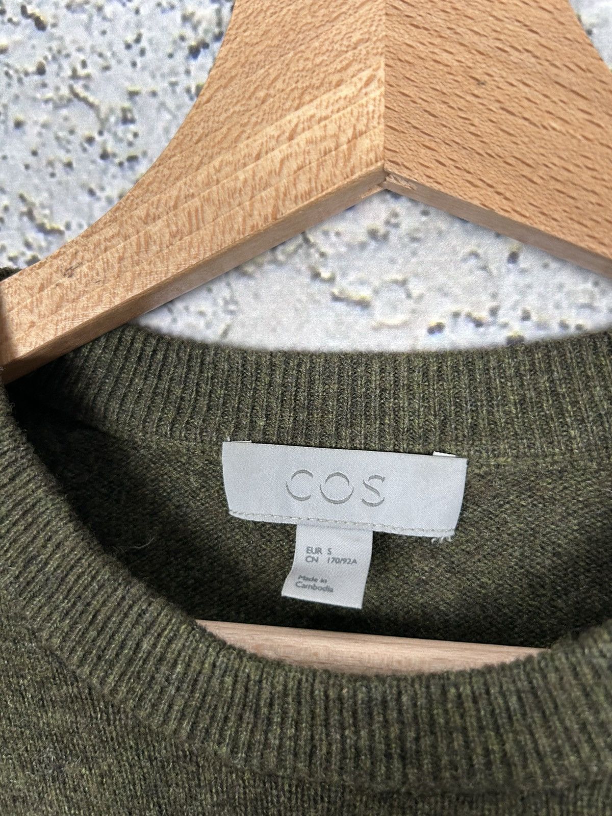 Cos COS Wool Green Sweater Basic Premium Scandi Archive Size US S / EU 44-46 / 1 - 5 Thumbnail