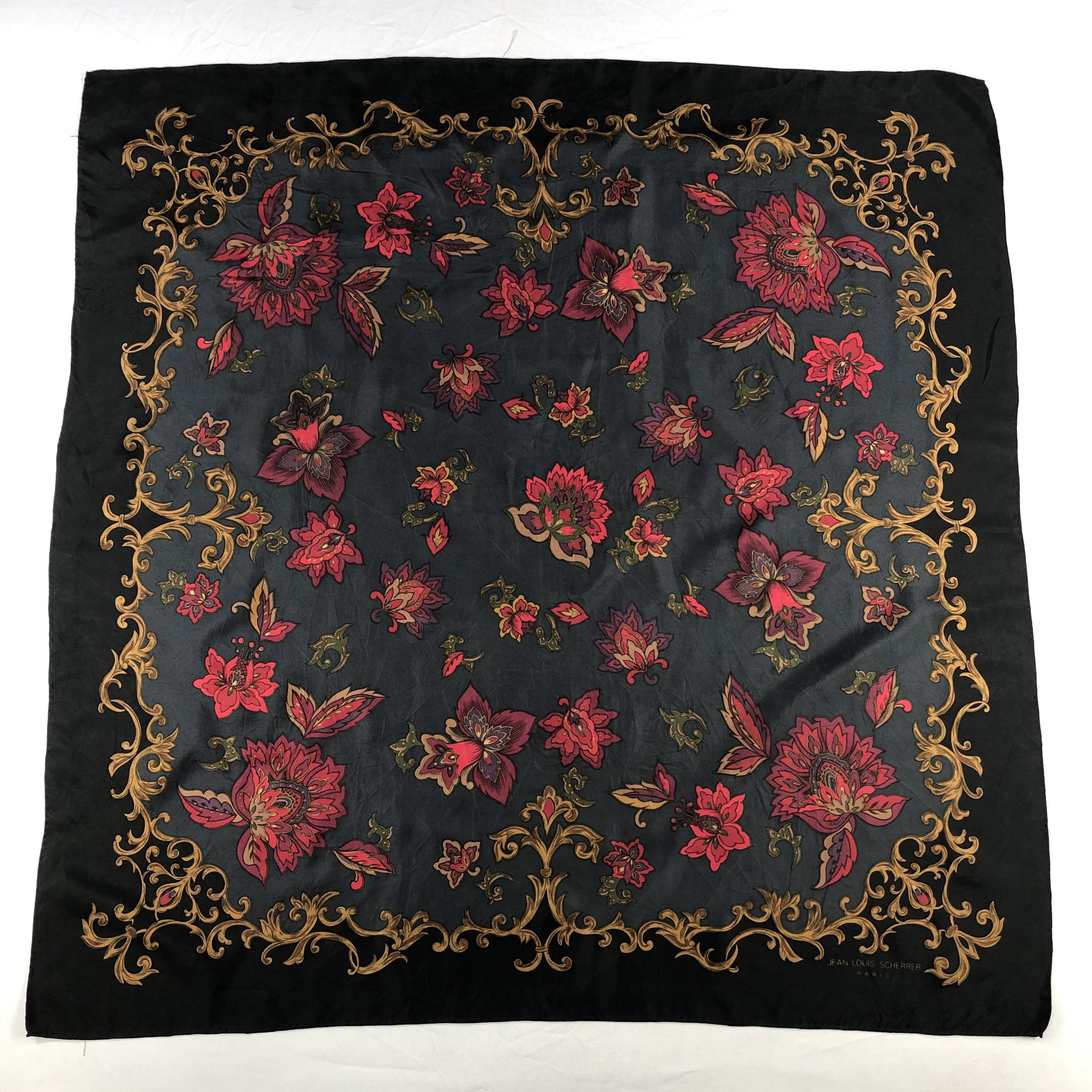 Jean-Louis Scherrer Vintage Jean Louis Scherrer Silk Scarf Size ONE SIZE - 2 Thumbnail