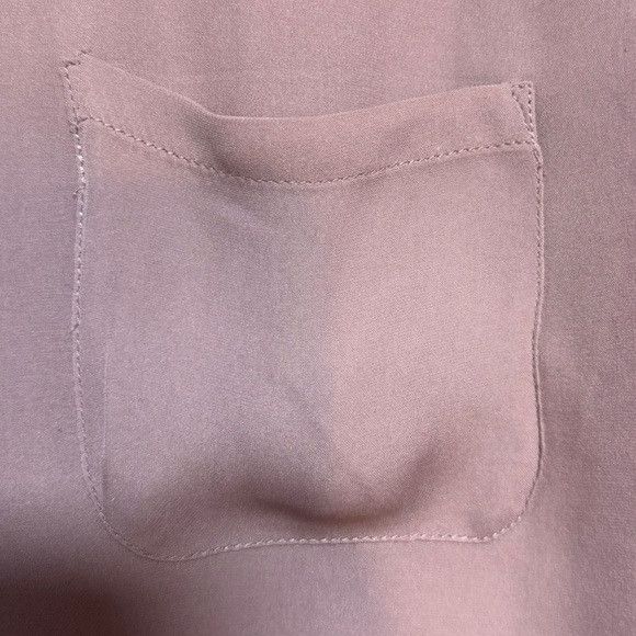 Joie Joie Mauve Short Sleeve Silk Blouse Small Size S / US 4 / IT 40 - 3 Thumbnail