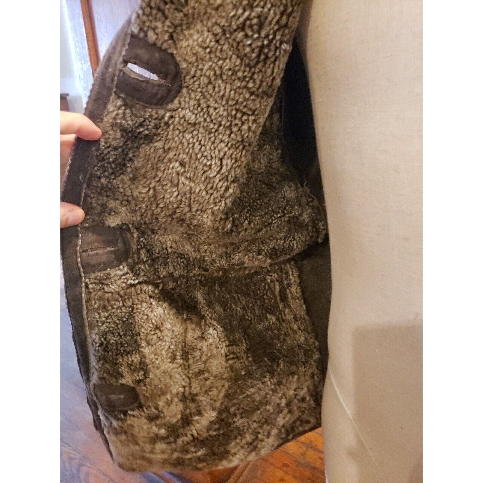 Other UA Utex Design Full Brown Shearling Coat Medium Size S / US 4 / IT 40 - 4 Thumbnail