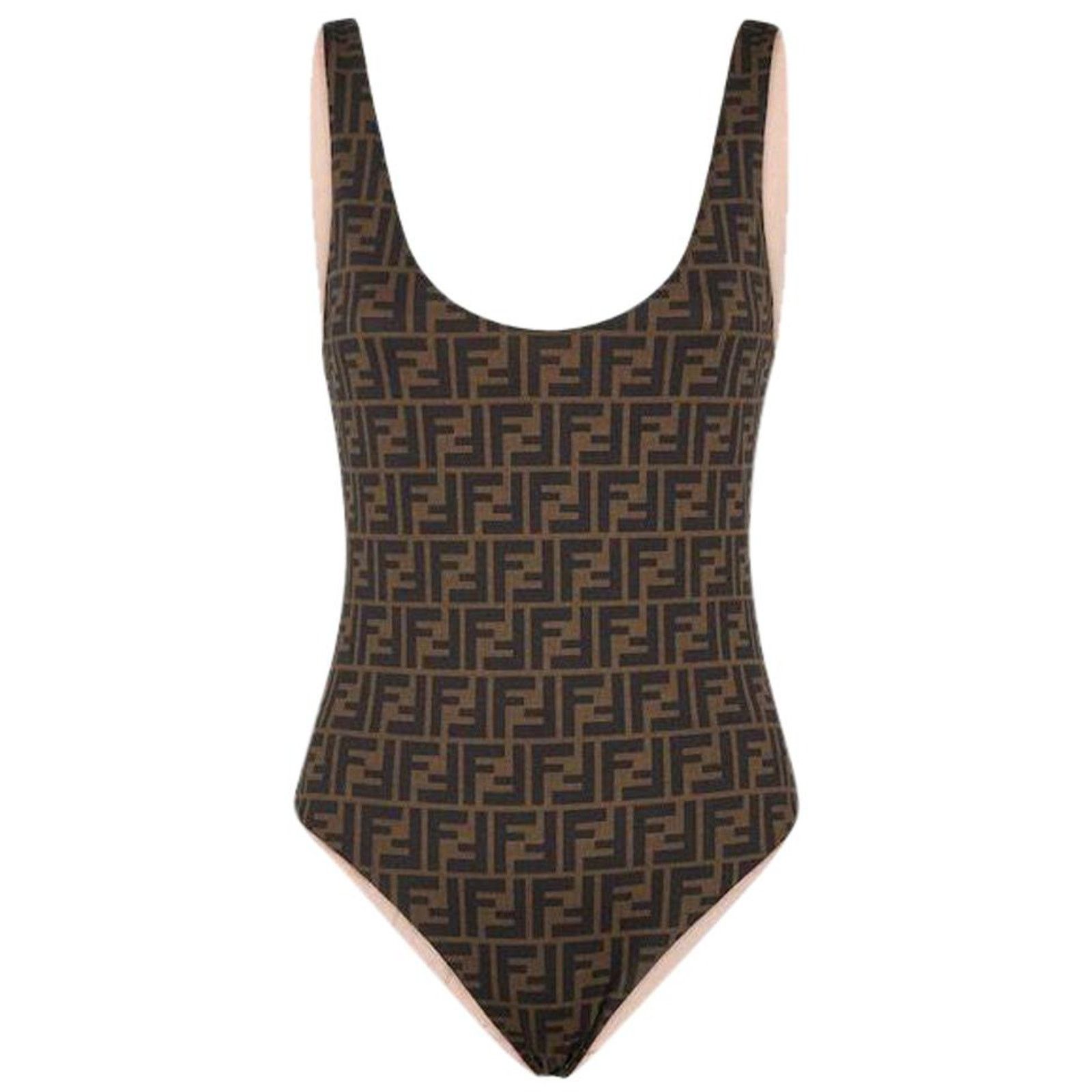 Fendi FF logo reversible swimsuit 42 Size M / US 6-8 / IT 42-44 - 1 Thumbnail