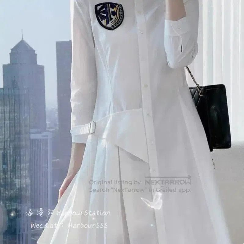 Dior Dior White Cotton Women's Dress . Size XXS / US 00 / IT 34 - 8 Thumbnail