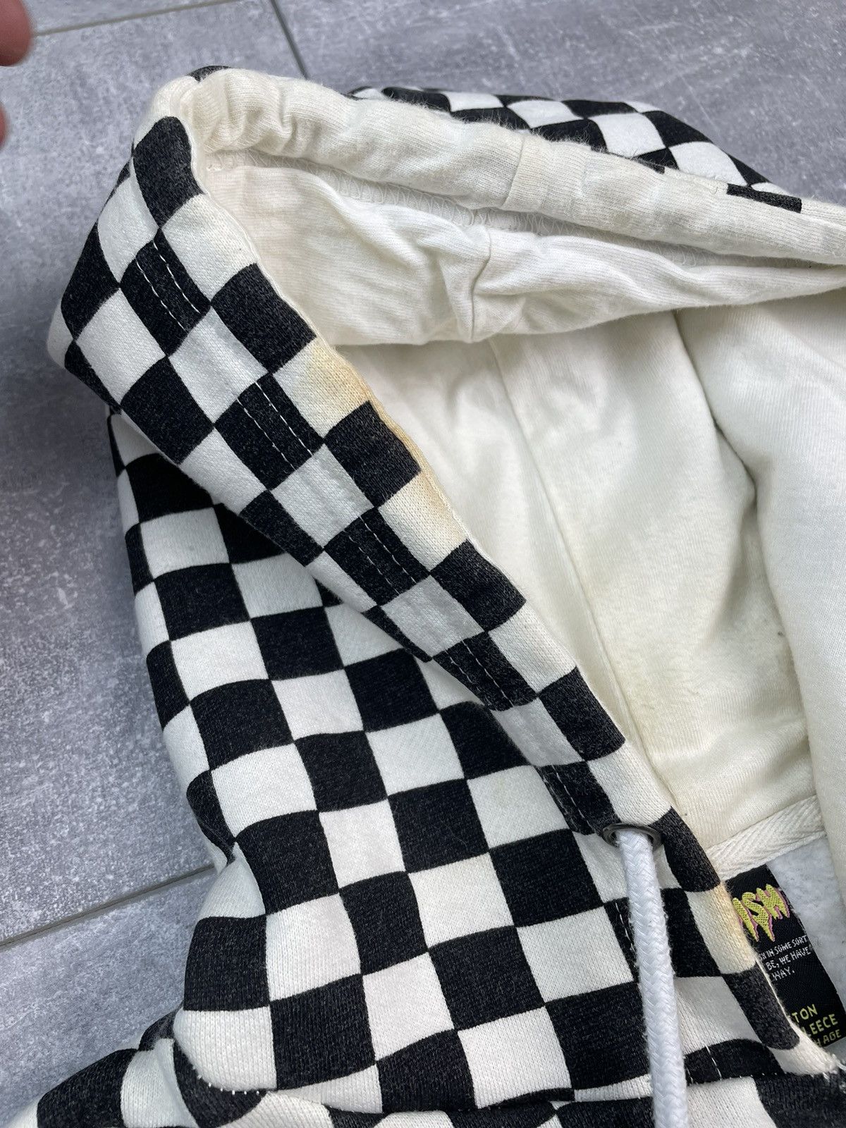Vintage Childish Checkered Vintage Skate Hoodie Y2K Size US S / EU 44-46 / 1 - 5 Thumbnail