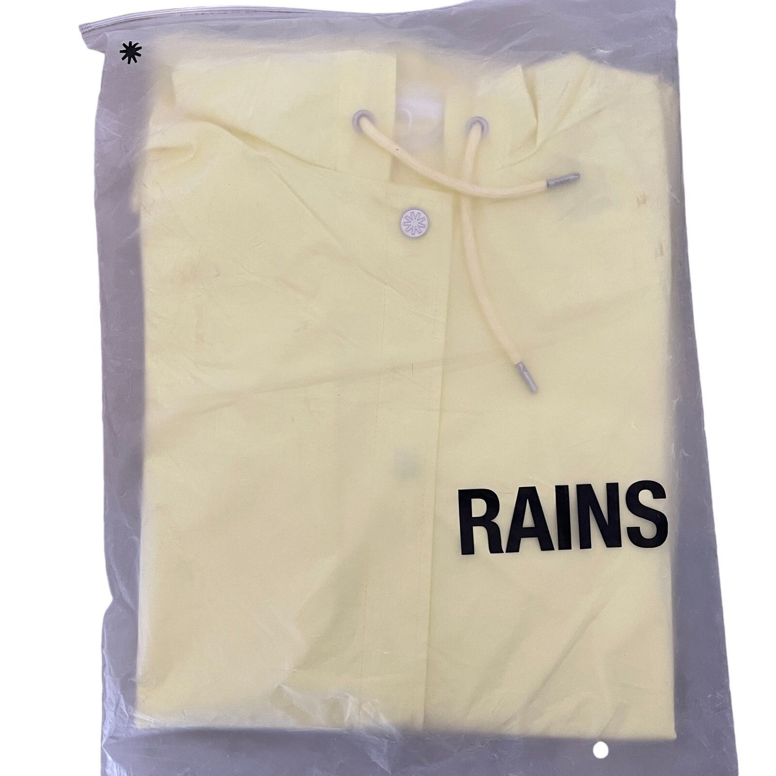 Rains Raincoat RAINS A-Line Womens Jacket Hood Straw Yellow XS Size XS / US 0-2 / IT 36-38 - 4 Thumbnail