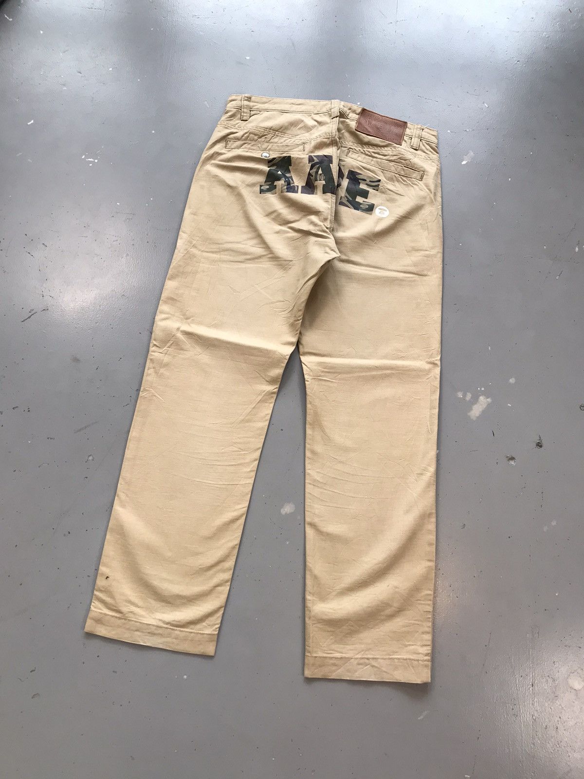 Aape × Vintage Vintage aape army printed straight fit denim Size US 34 / EU 50 - 9 Thumbnail