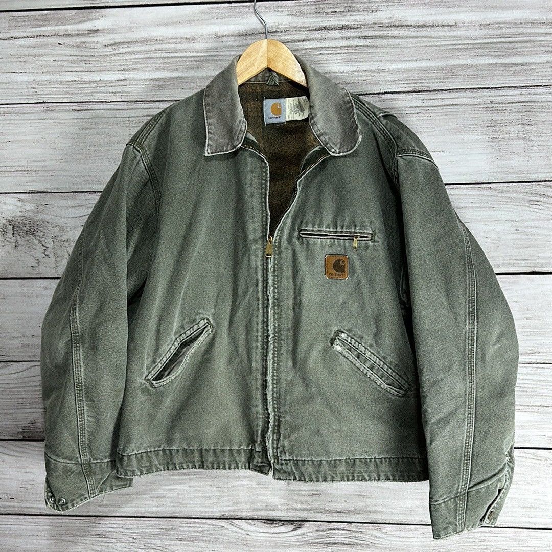 Carhartt × Vintage Vintage Carhartt Detroit Jacket J76 MOS Jacket XL blanket Size US XL / EU 56 / 4 - 4 Thumbnail