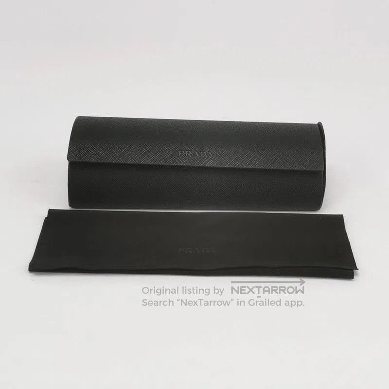 Prada Prada Black Triangle Logo Glasses. Size ONE SIZE - 6 Thumbnail