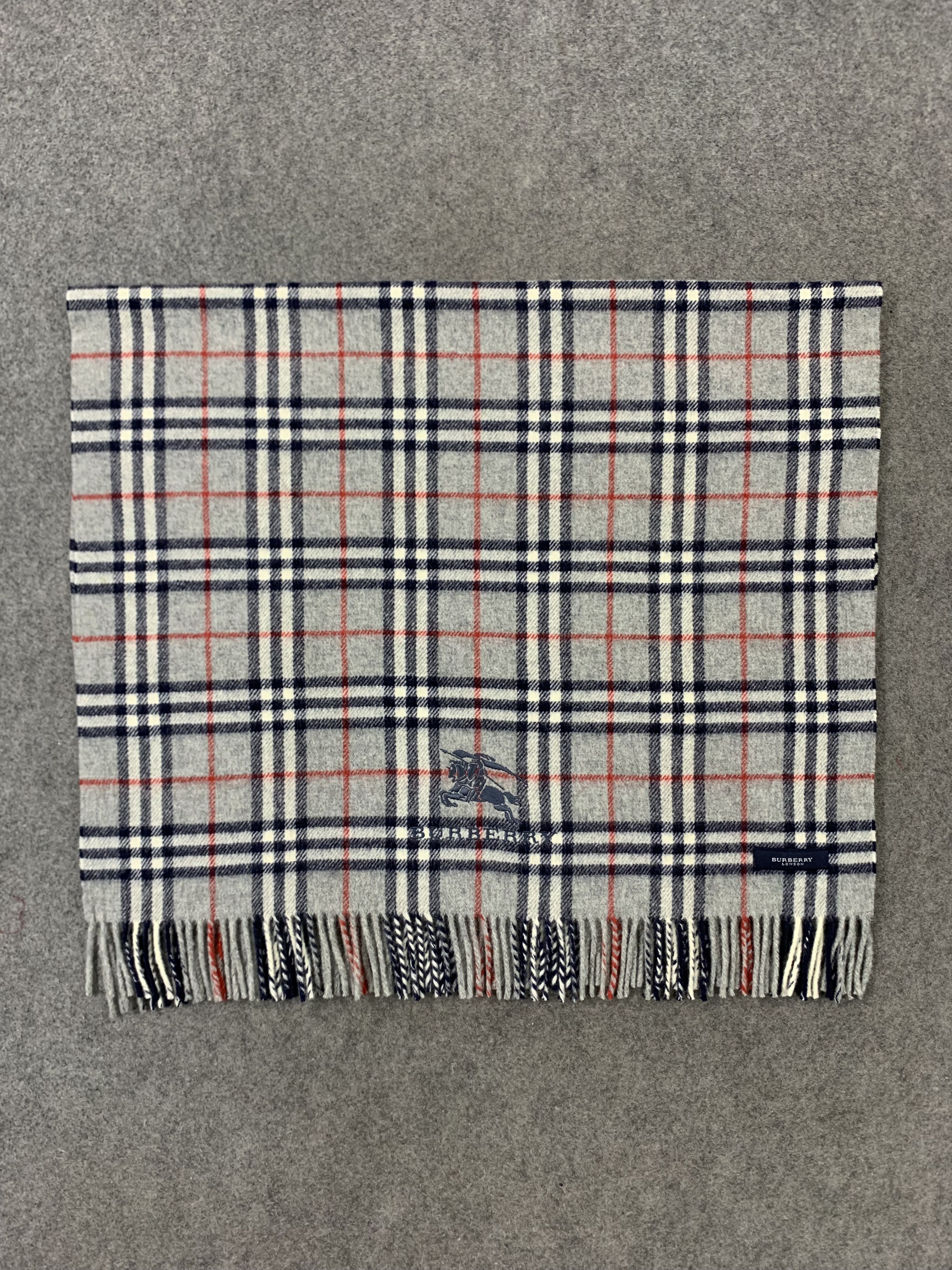 Burberry Burberry Scarf Wool Muffler Neck Wrap BL9304 Size ONE SIZE - 2 Thumbnail