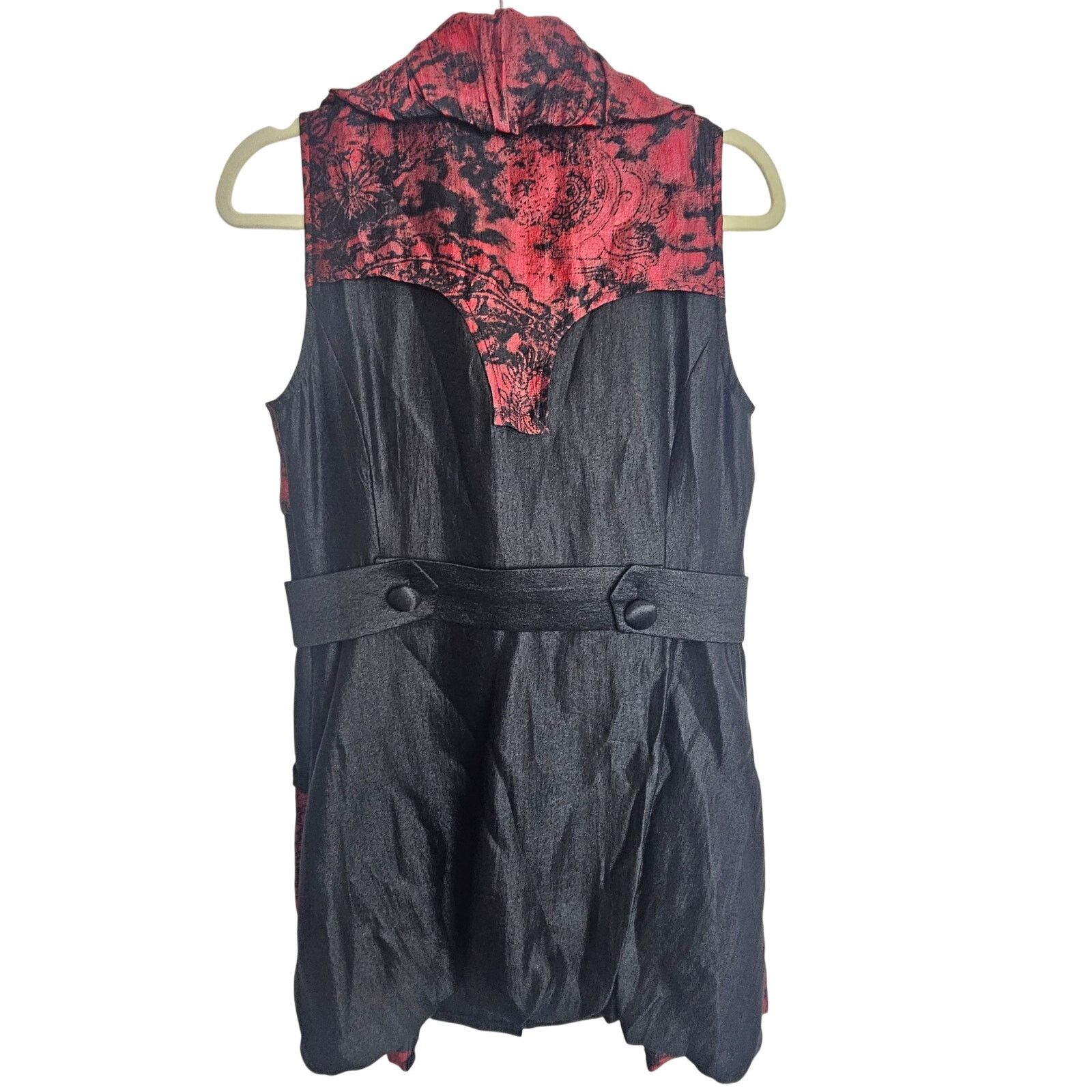 Vintage Vintage ICINOO Womens Silk Vest Size S Whimsigoth Steampunk Size M / US 6-8 / IT 42-44 - 9 Thumbnail