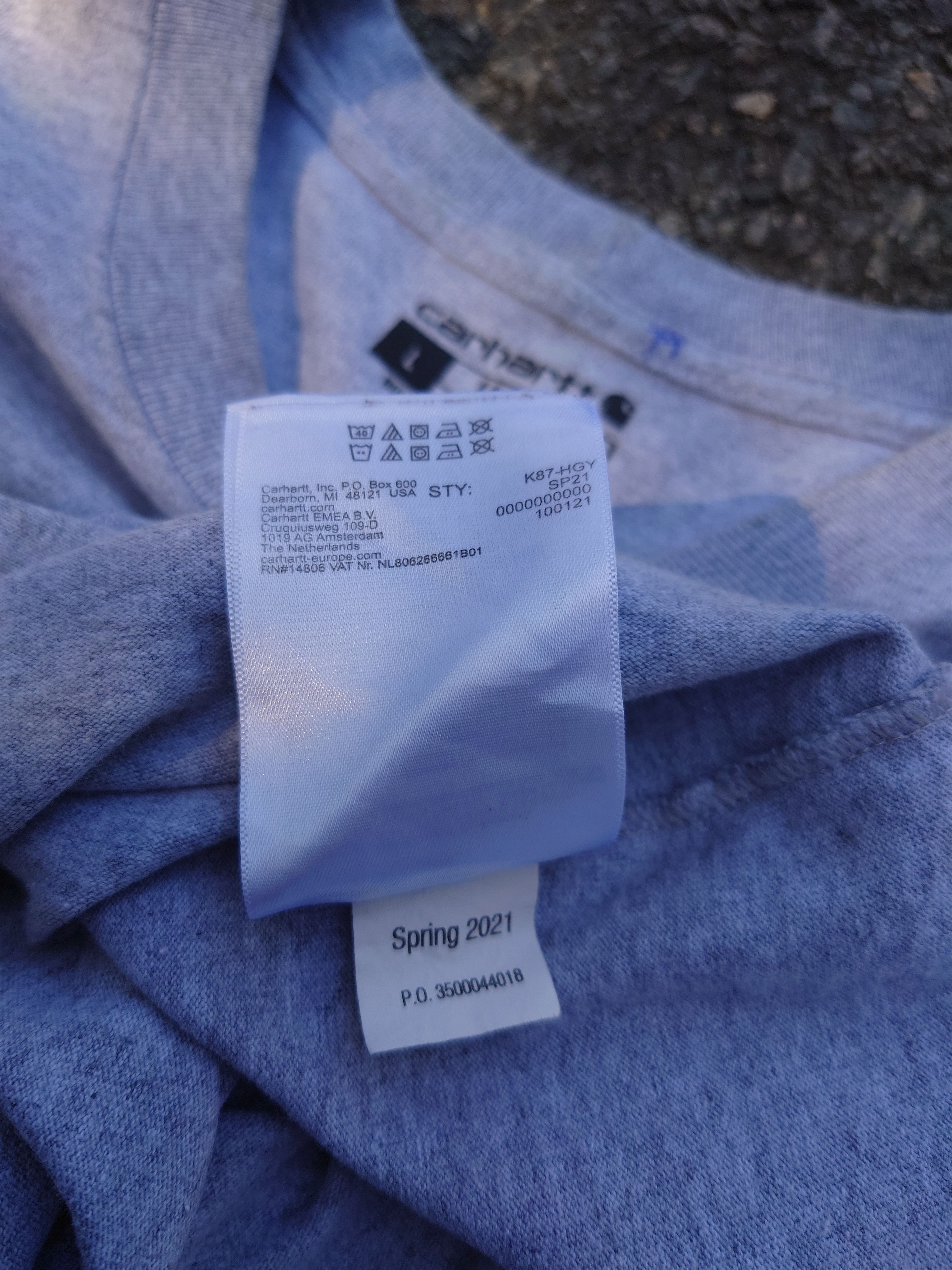 Carhartt Carhartt Spring Season Pocket Tee Shirt Size US L / EU 52-54 / 3 - 5 Thumbnail