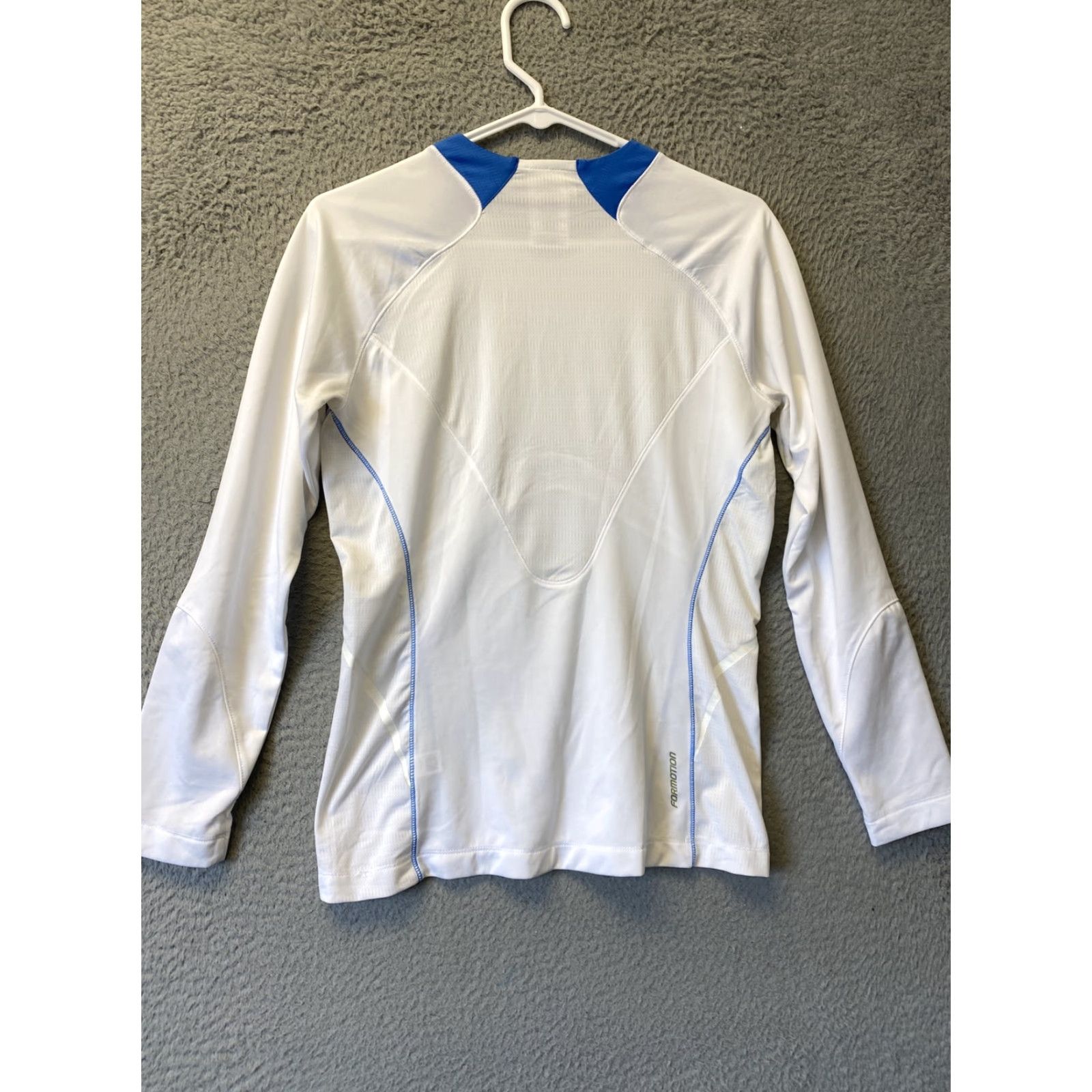 Adidas Adidas Women’s Shirt Long Sleeve Size Medium (18-20) V-Neck Pullover Regular Activewear Outdoor Sports Running & Jogging Solid White Size M / US 6-8 / IT 42-44 - 8 Thumbnail