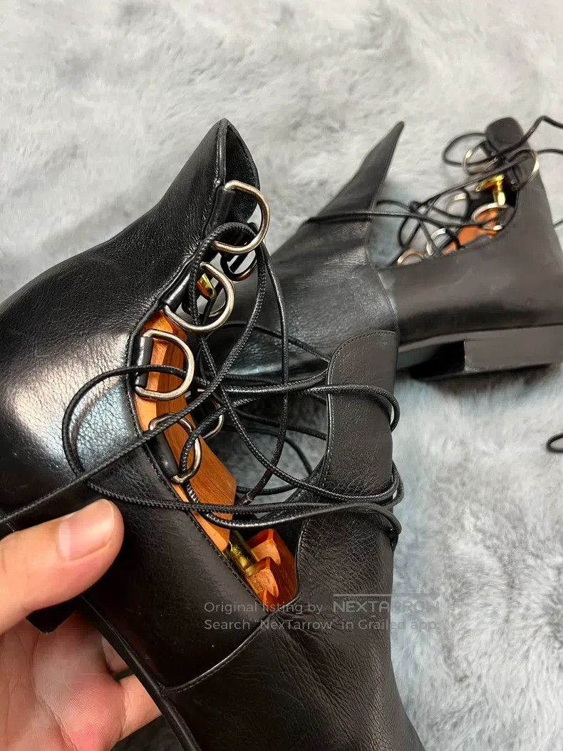 Saint Laurent Paris Saint Laurent Paris Pointed Toe Leather Boots Size US 11 / EU 44 - 4 Thumbnail
