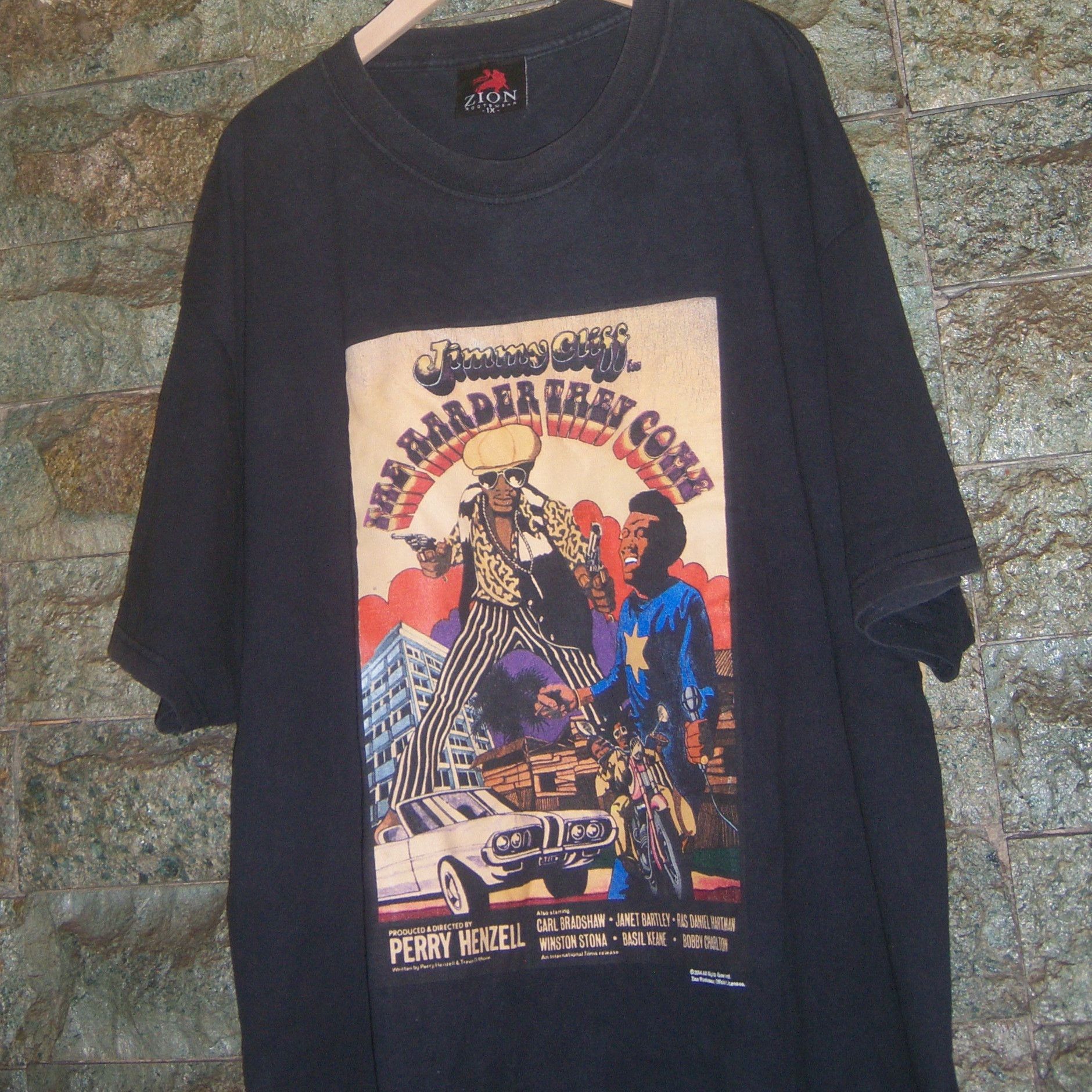 Band Tees × Vintage × Zion Rootswear 2004 Jimmy Cliff The Harder They Come Vintage Size US XL / EU 56 / 4 - 2 Thumbnail