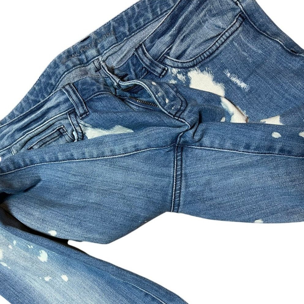 Michael Kors Michael Kors Bleach Splatter Distressed Skinny Jeans Size 26" / US 2 / IT 38 - 6 Thumbnail