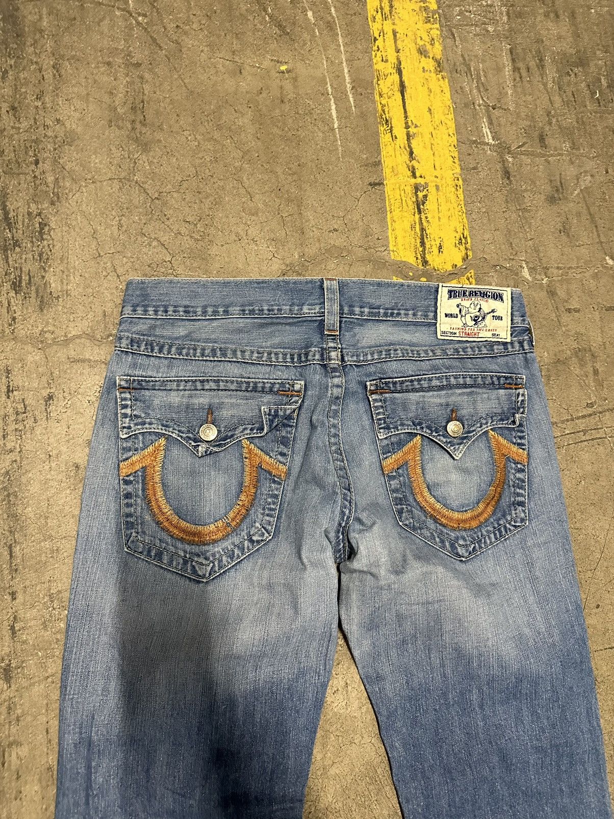 True Religion × Vintage Y2K true religion straight jeans Size US 38 / EU 54 - 2 Thumbnail