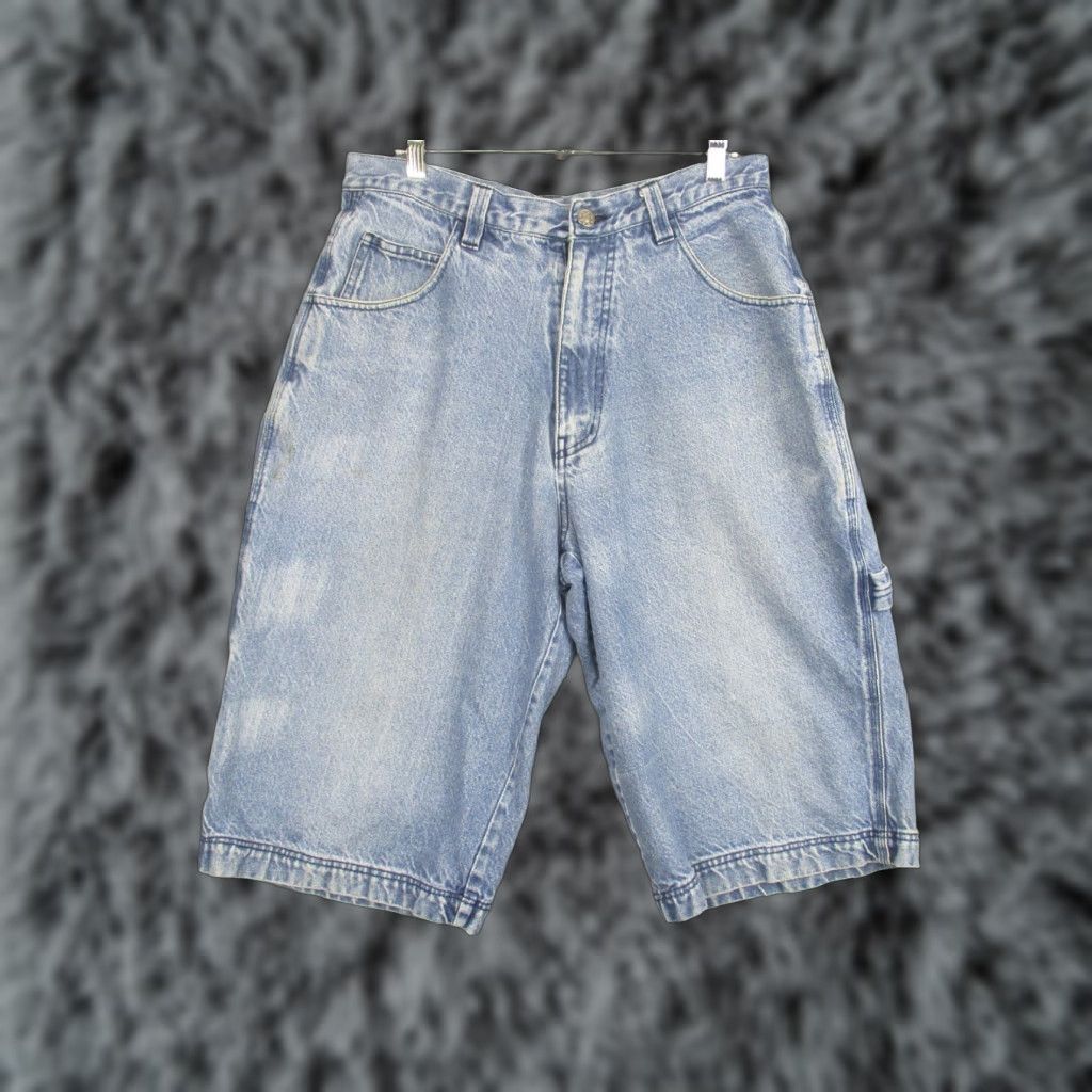 Coogi Coogi Cargo Shorts Mens 32 Blue Denim Relaxed Fit Cargo Pocket Casual Streetwear Australia Size US 32 / EU 48 - 1 Thumbnail