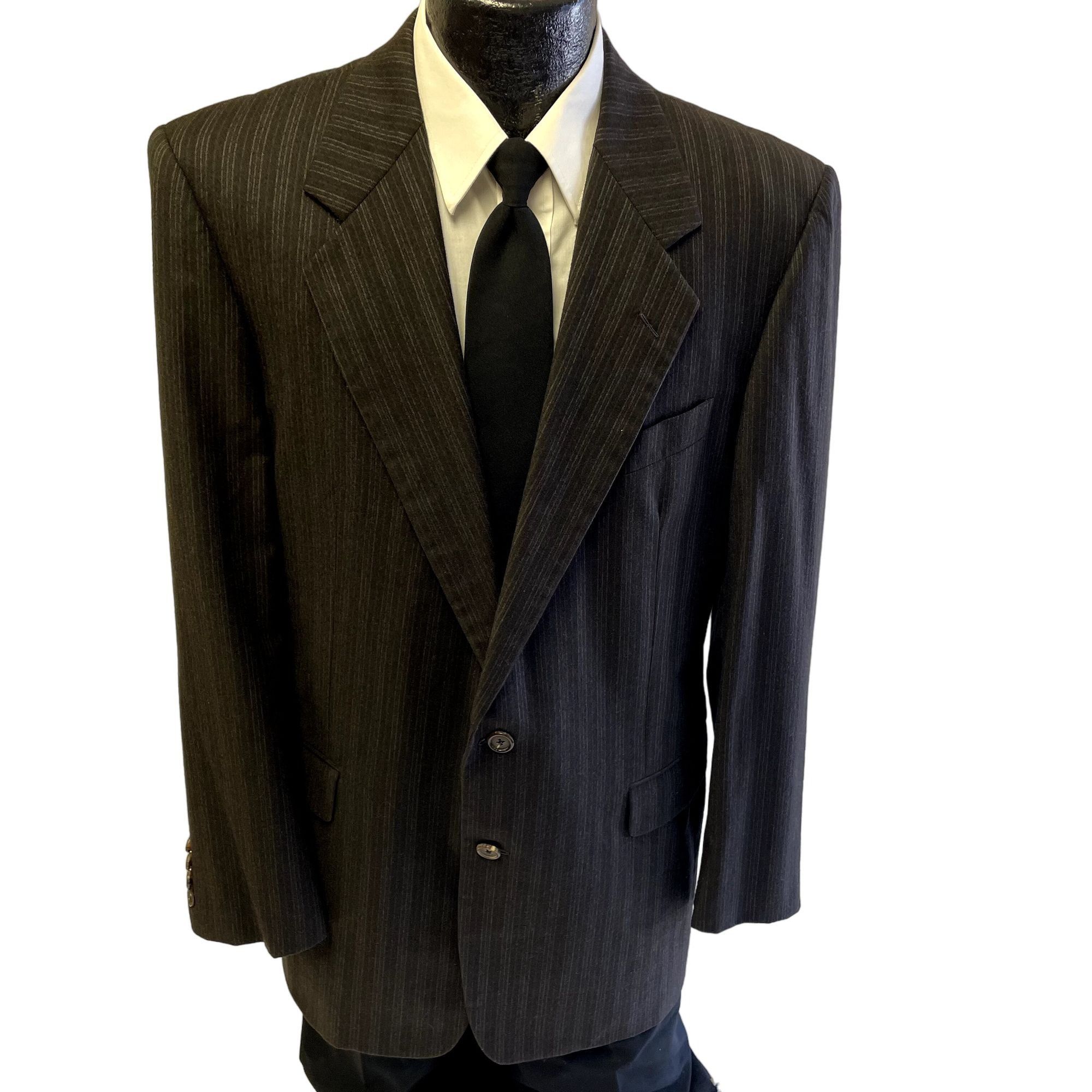 Hickey Freeman Hickey Freeman Boardroom Sport Coat Black PINSTRIPE ...