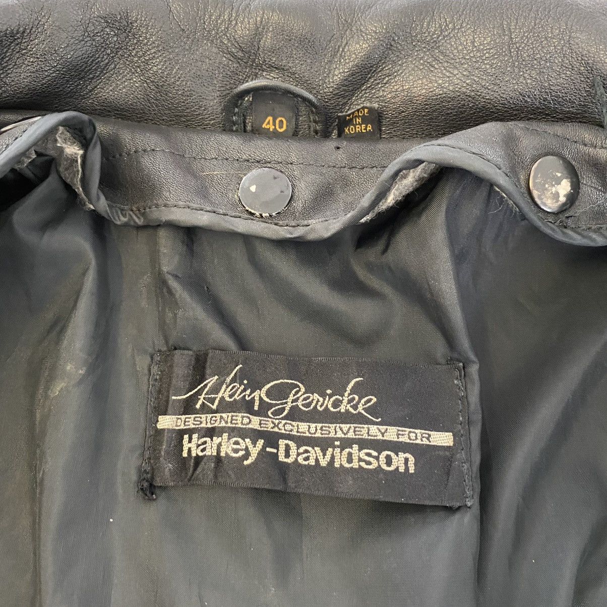 Harley Davidson VTG Harley Davidson by Hein Gericke Moto Leather Jacket Size US S / EU 44-46 / 1 - 21 Thumbnail