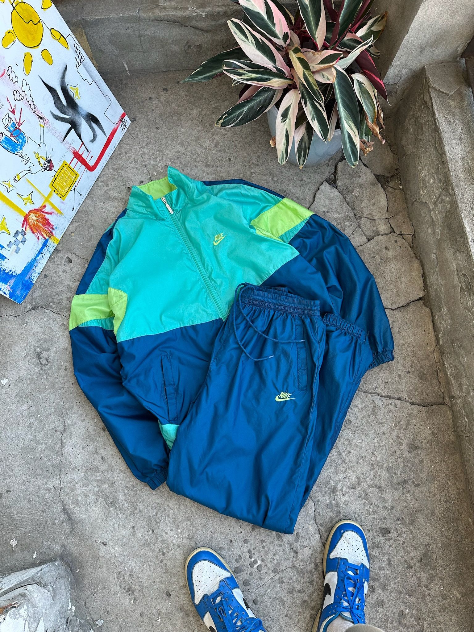 Nike Nike track suit vintage 90s Size US L / EU 52-54 / 3 - 3 Thumbnail