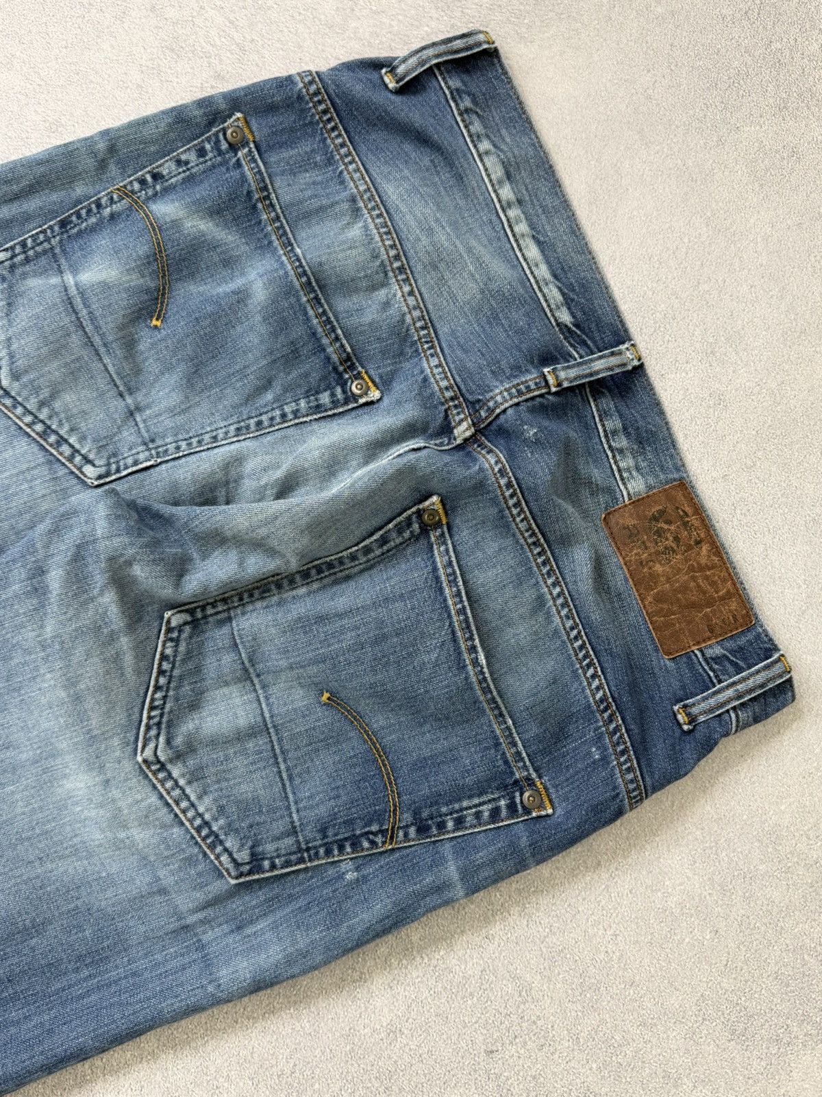 G-Star Vintage 00s Washed G-Star Diesel Hedi Slimane Style Jeans Size US 33 - 5 Thumbnail