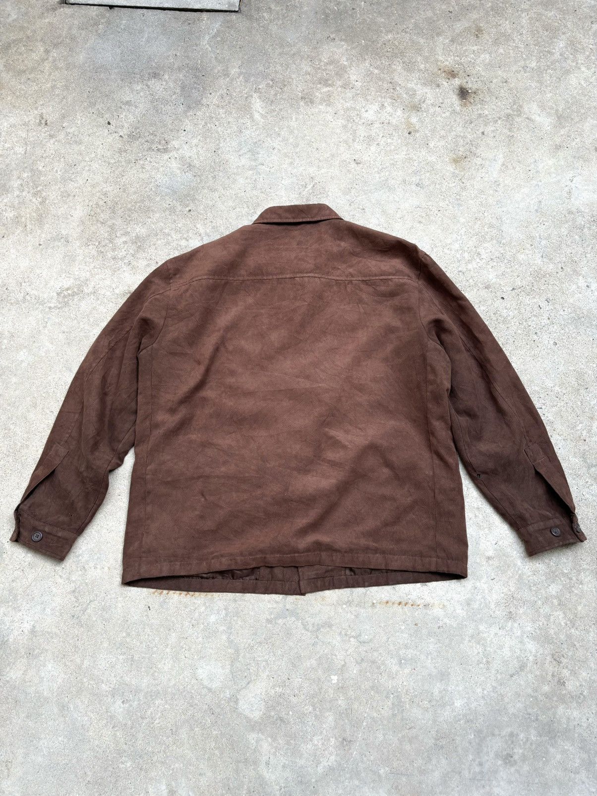 Kansai Yamamoto Brown KANSAI YAMAMOTO ZIP Velvet JACKET Size US L / EU 52-54 / 3 - 14 Thumbnail