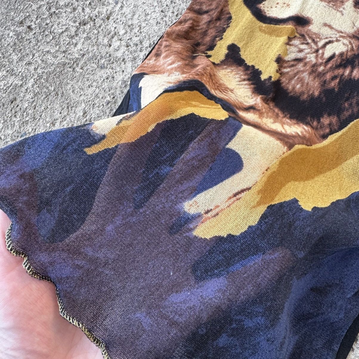 Jean Paul Gaultier Vintage Jean Paul Gaultier wolf mesh top Size US M / EU 48-50 / 2 - 3 Thumbnail