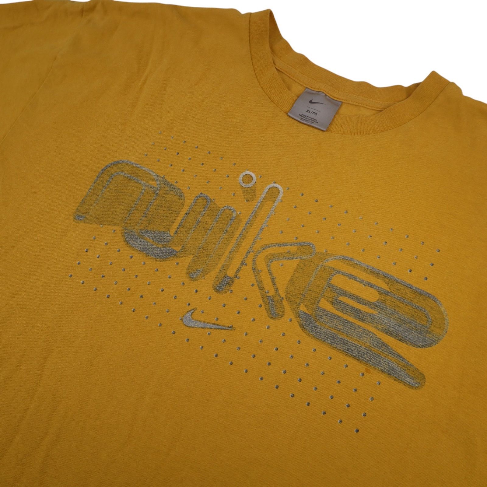 Nike × Vintage Vintage Y2k Nike 3D Graphic Spellout T Shirt Size US XL / EU 56 / 4 - 4 Thumbnail