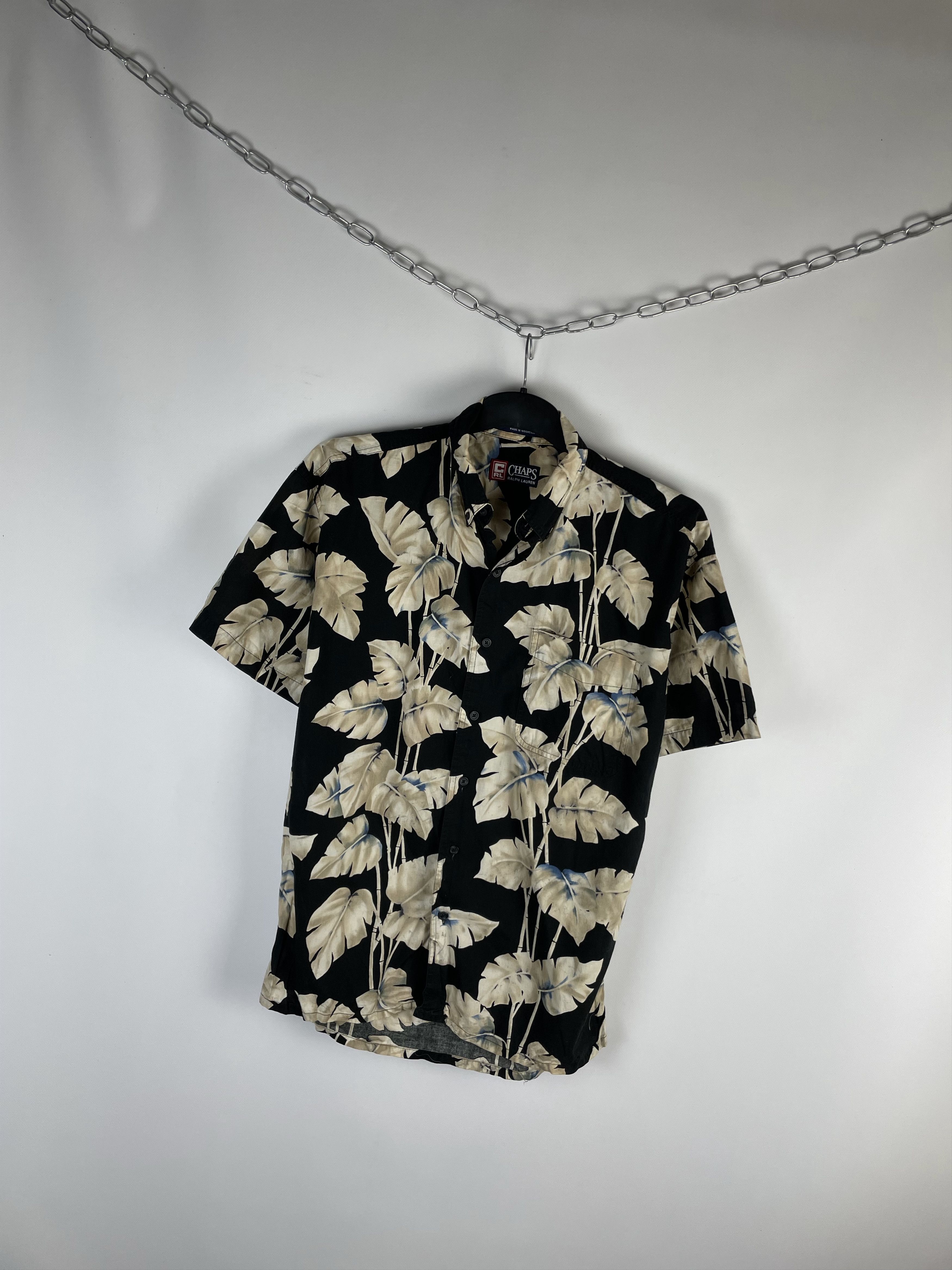 Vintage Vintage 90's chaps Ralph Lauren rayon hawaiian shirt Size US M / EU 48-50 / 2 - 2 Thumbnail