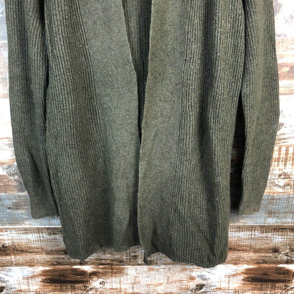 Japanese Brand Loft Green Cardigan Knitwear #A1773 Size M / US 6-8 / IT 42-44 - 6 Thumbnail