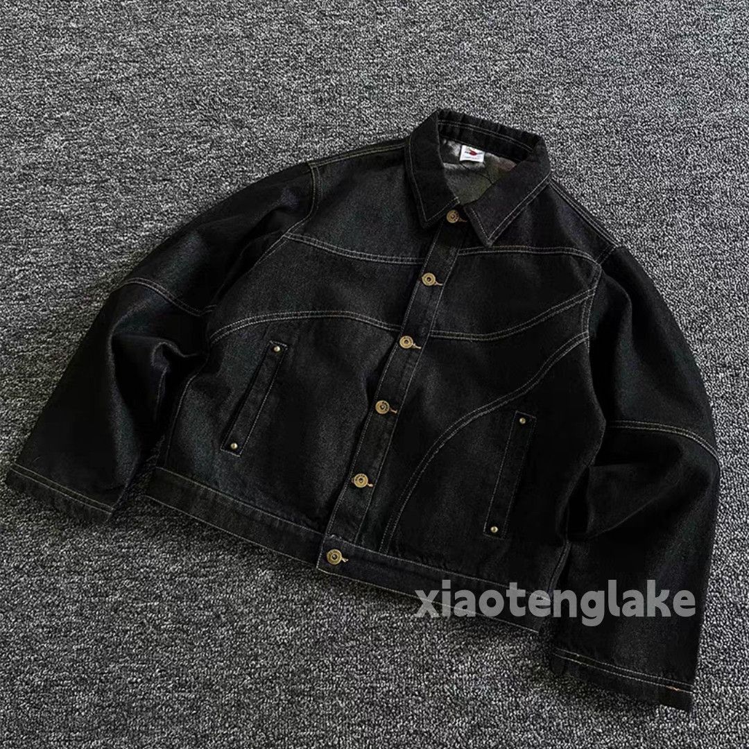 Vintage xz denim retro workwear carpenter cargo jacket Size US XL / EU 56 / 4 - 4 Thumbnail