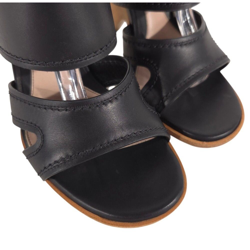 Alexander McQueen Alexander McQueen Sculptural Wood Wedge Sandals US 8 EU 38 Size US 8 / IT 38 - 3 Thumbnail