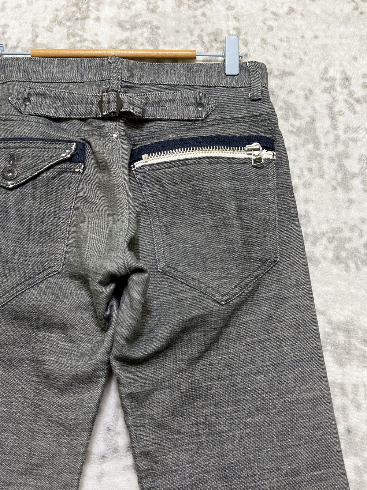 semanticdesign Semantic Design Slim Tapered Cinch Back Zip Pocket Pants Y2K Size US 29 - 11 Thumbnail