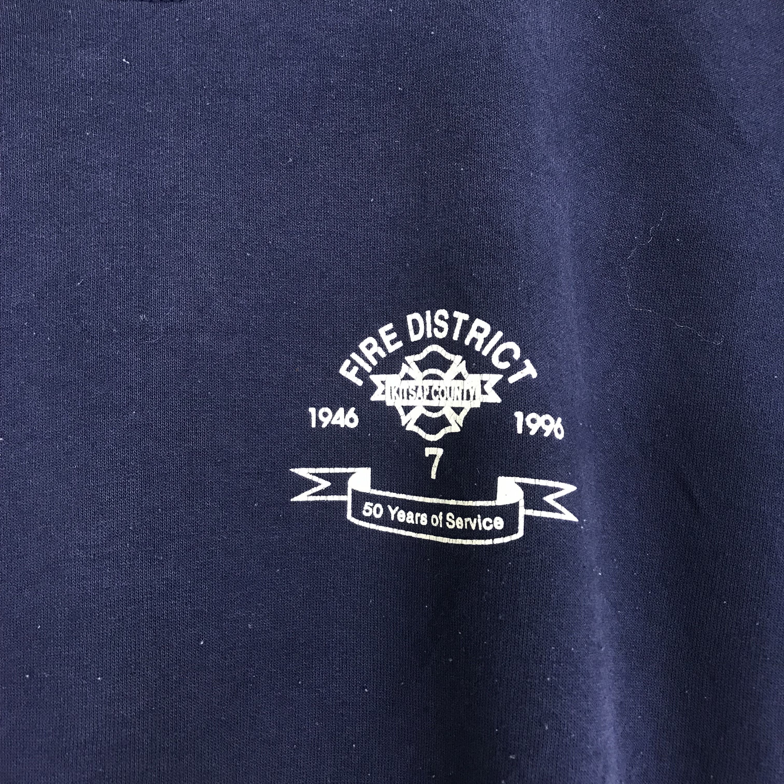 Hanes Vintage County Fire Service Academy Sweatshirt - 73 Size US XL / EU 56 / 4 - 3 Thumbnail