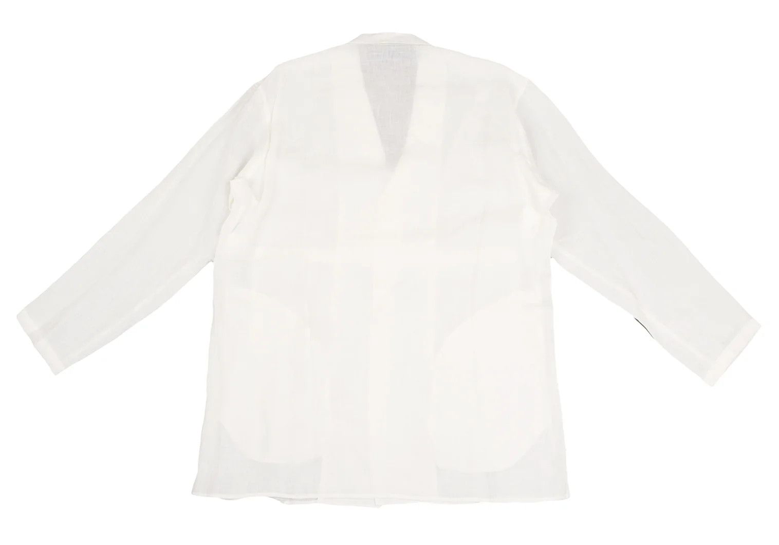 Yohji Yamamoto Yohji Yamamoto Linen Front-Panel Long Jacket Size US S / EU 44-46 / 1 - 15 Thumbnail