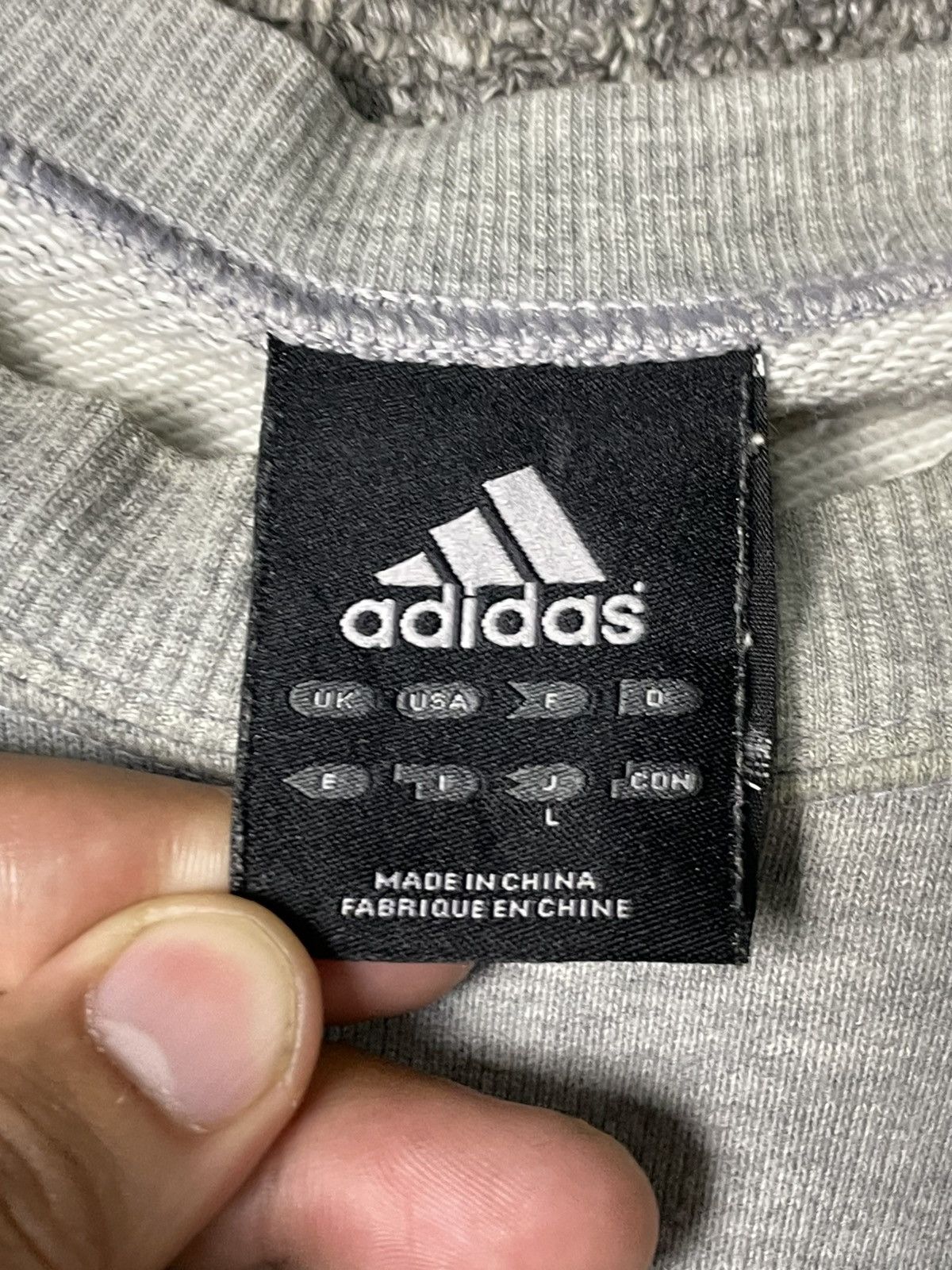 Adidas × Japanese Brand × Vintage Vintage ADIDAS 3 Line Pullover Sweatshirt (80) Size US L / EU 52-54 / 3 - 8 Thumbnail
