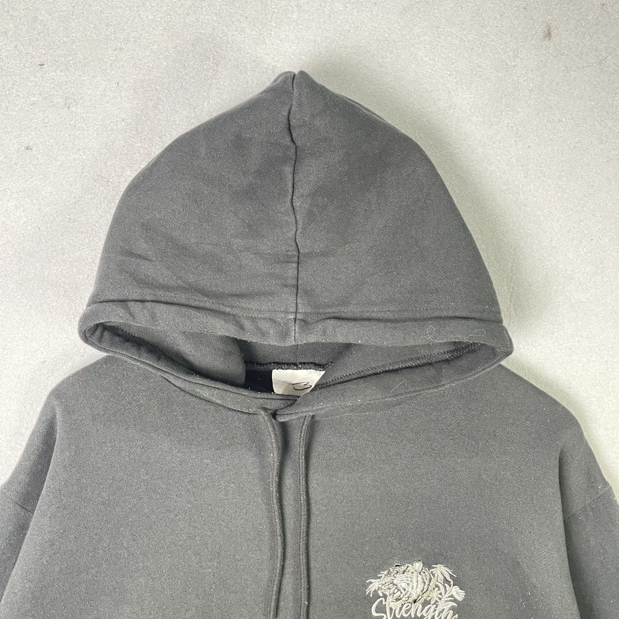 Japanese Brand Strength Tiger Embroidery Hoodie Black Japanese Streetwear Size US L / EU 52-54 / 3 - 4 Thumbnail
