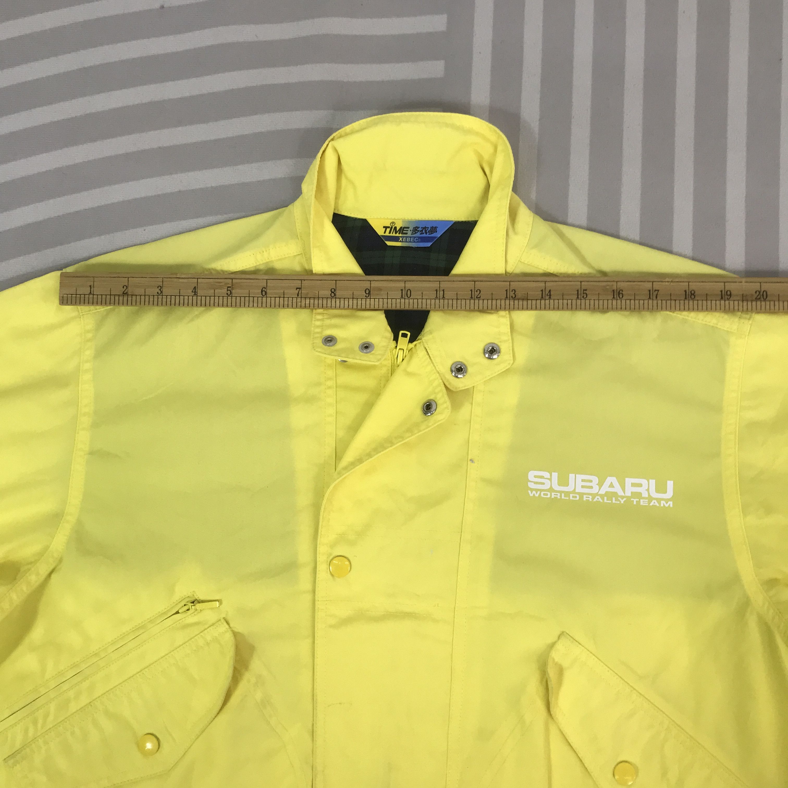 Japanese Brand Vintage Subaru Racing yellow uniform jacket Size US L / EU 52-54 / 3 - 6 Thumbnail