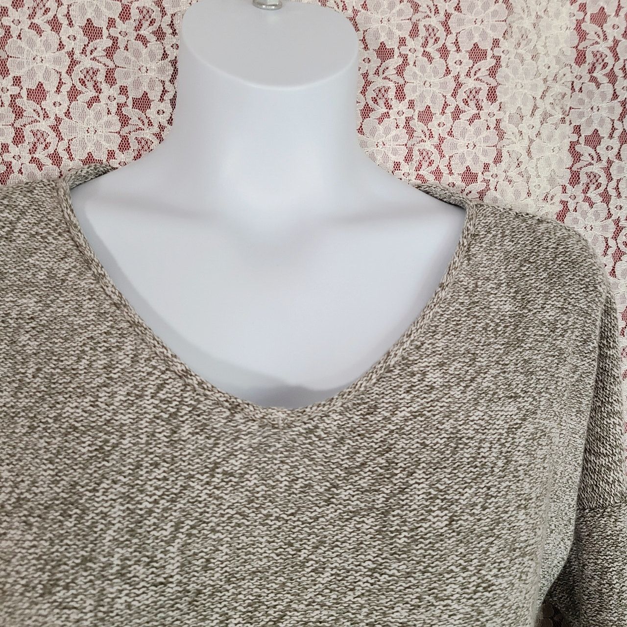 Eddie Bauer Eddie Bauer grey knit pullover sweater size 2x xxl Size XXL / US 16-18 / IT 52-54 - 4 Thumbnail