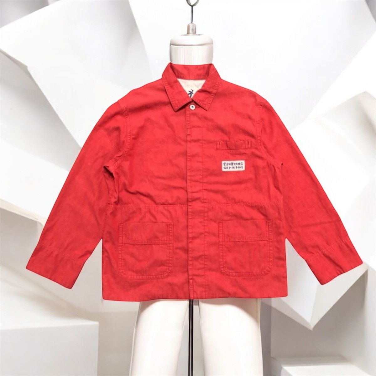 Hai Sporting Gear ‼️LAST DROP‼️HAI Sporting Gear Issey Miyake Red Chore Jacket Size US M / EU 48-50 / 2 - 2 Thumbnail