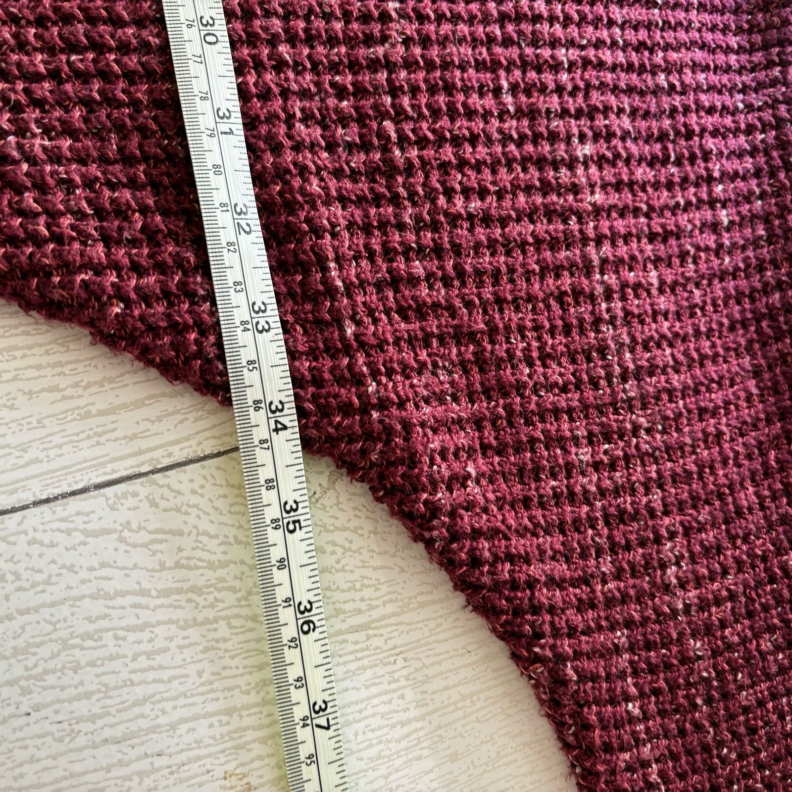 Other Universal Thread Burgundy Open Front Cardigan Cozy Layer Size M / US 6-8 / IT 42-44 - 6 Thumbnail