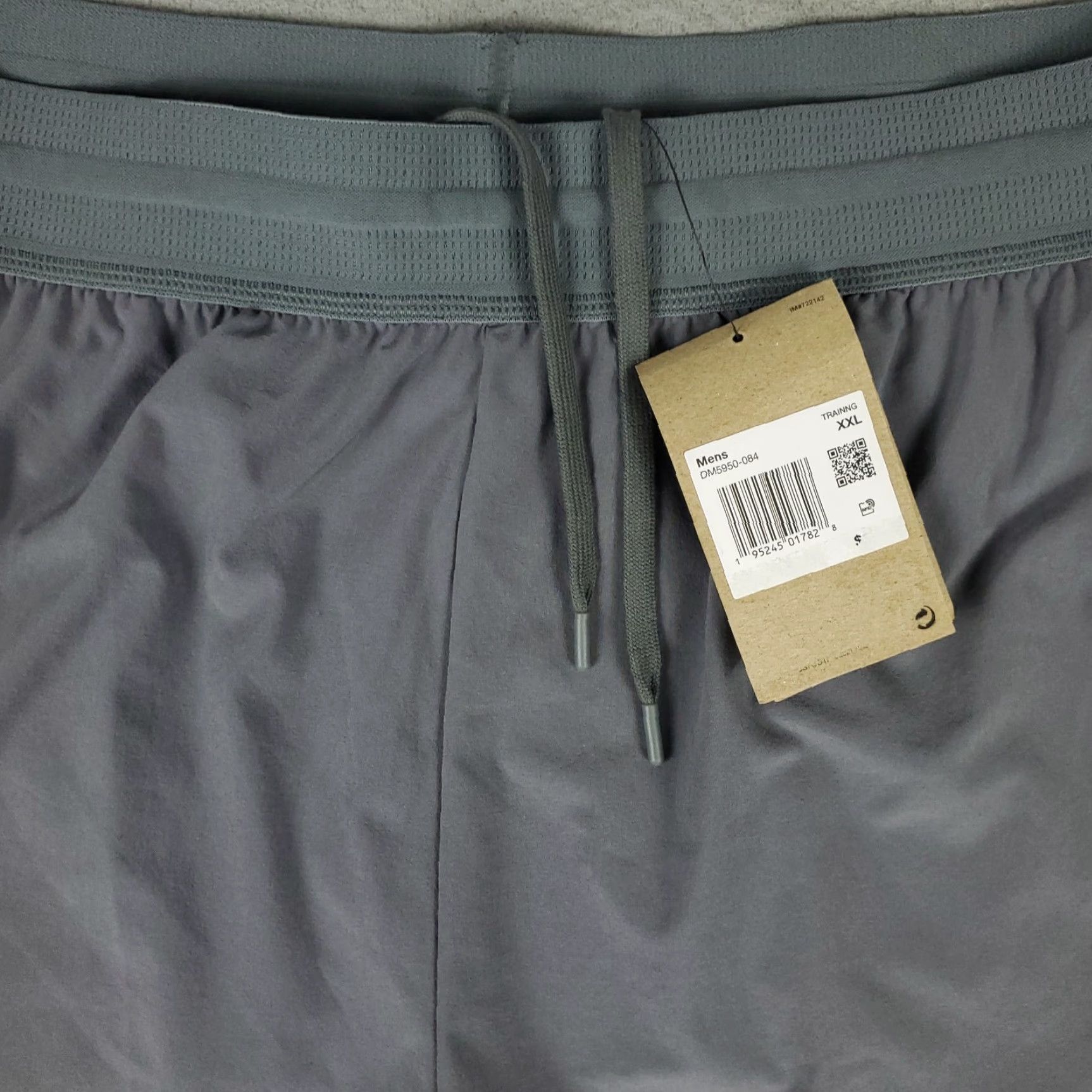 Nike Nike Shorts Mens 2XL Gray Dri Fit Active Athletic Training Flex Rep Lace Tie Size US 39 - 2 Thumbnail