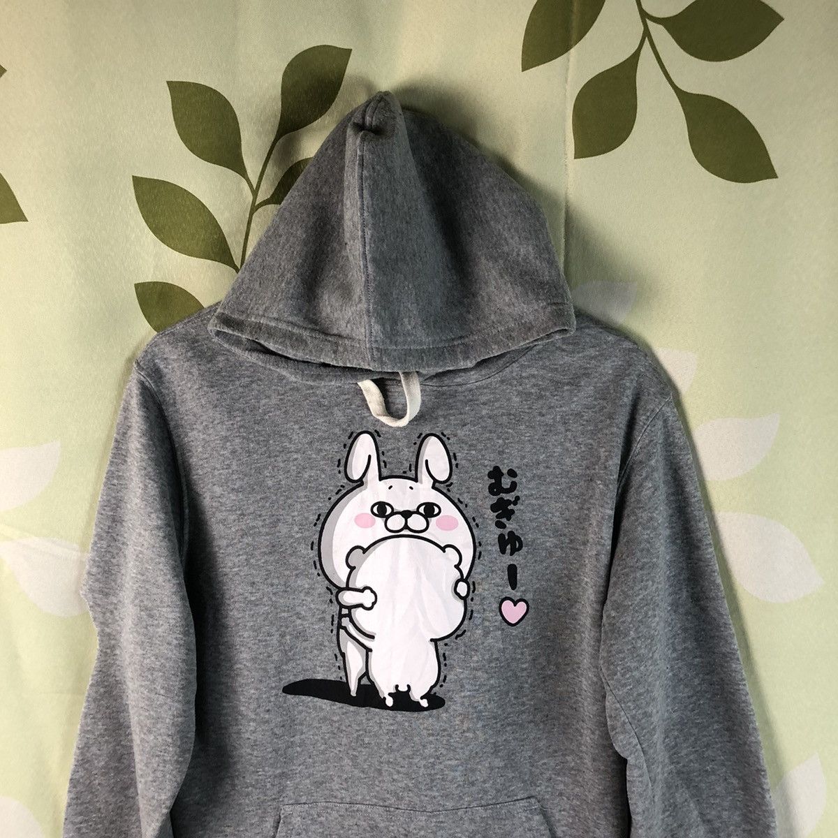 Anime × Japanese Brand Yosistamp anima distress ripped Grey Hoodie #7439 Size US M / EU 48-50 / 2 - 2 Thumbnail
