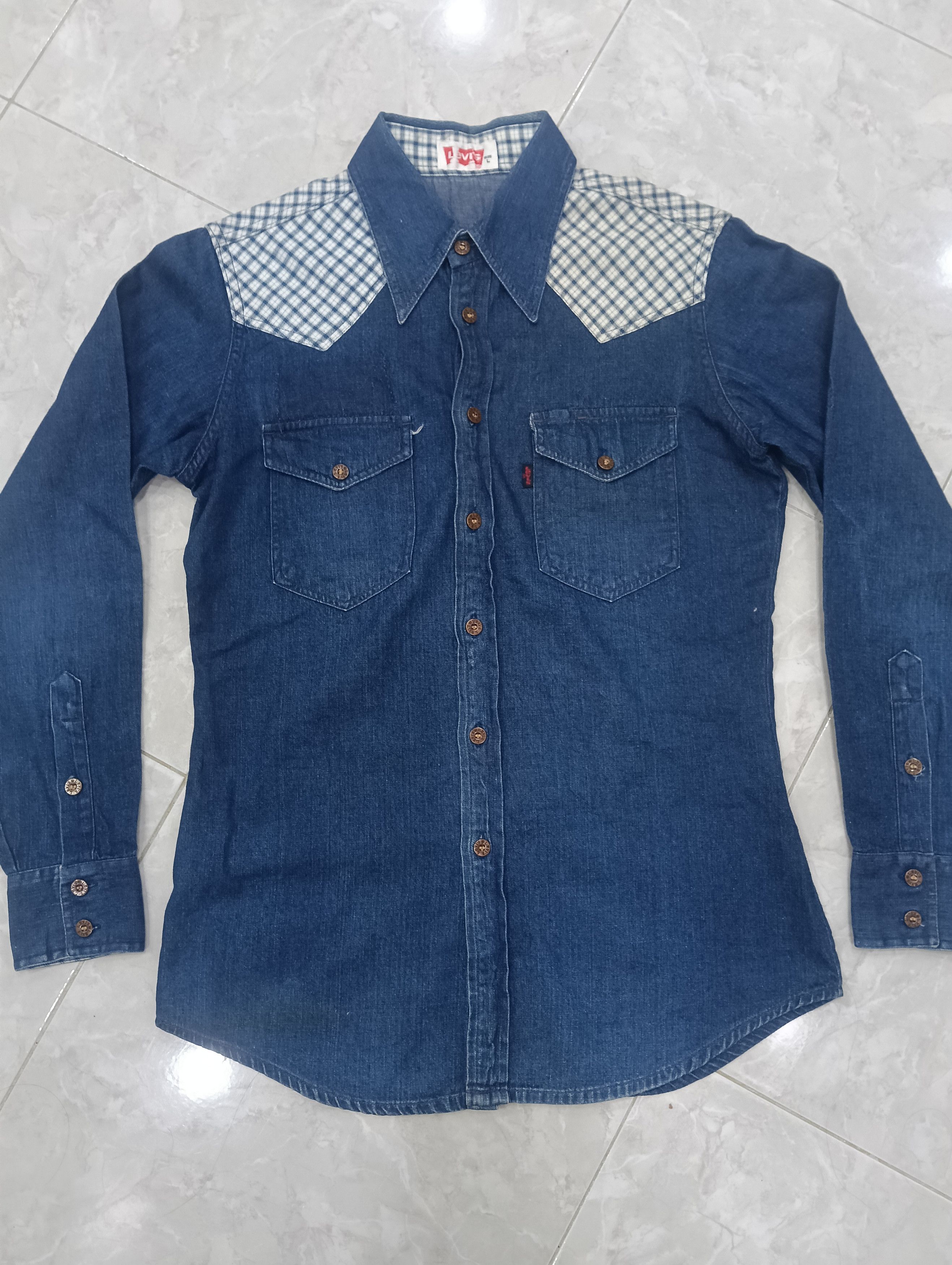 Levi's Vintage Clothing Vintage Repro Levis Big E Button Size US M / EU 48-50 / 2 - 2 Thumbnail
