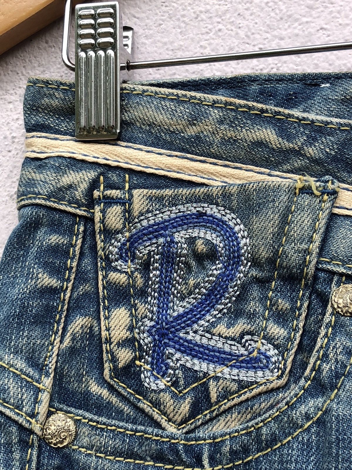 If Six Was Nine RED PEPPER Gold Label Embroidered Distressed Jeans Size US 26 / EU 42 - 11 Thumbnail