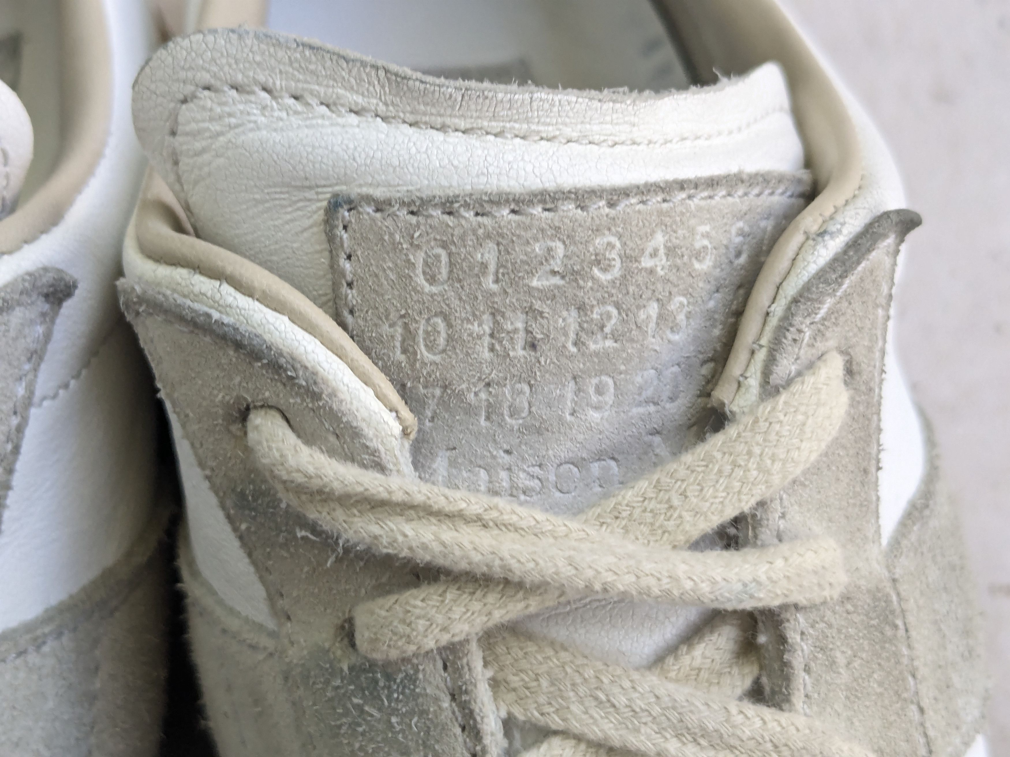 Maison Margiela Maison Margiela GAT Replica White Gray 8 41 Low Tops Size US 8 / EU 41 - 7 Thumbnail