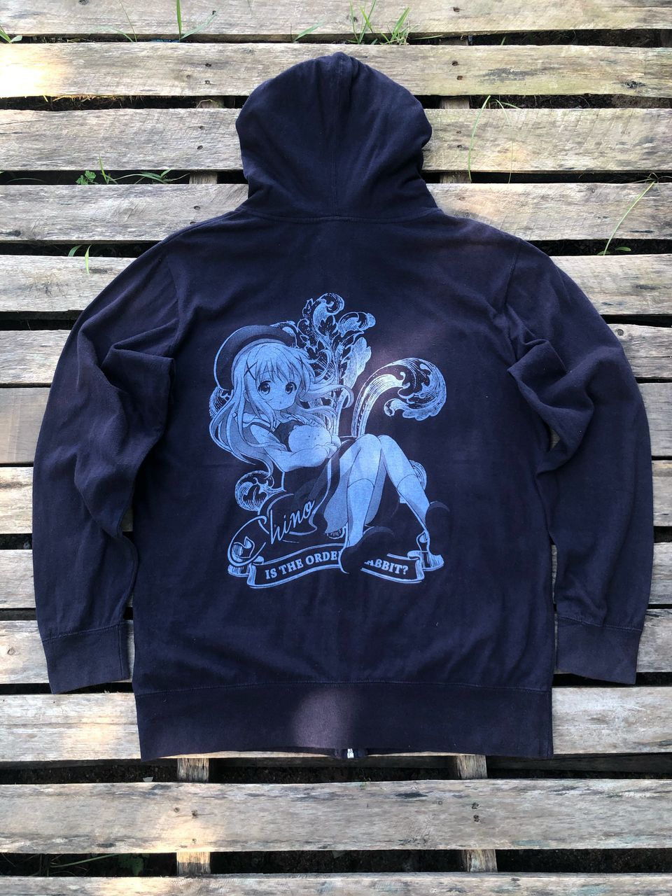 Anime × Japanese Brand × Vintage Vintage "Is The Order A Rabbit" Anime Japan Zipper Hoodie Size US M / EU 48-50 / 2 - 1 Thumbnail